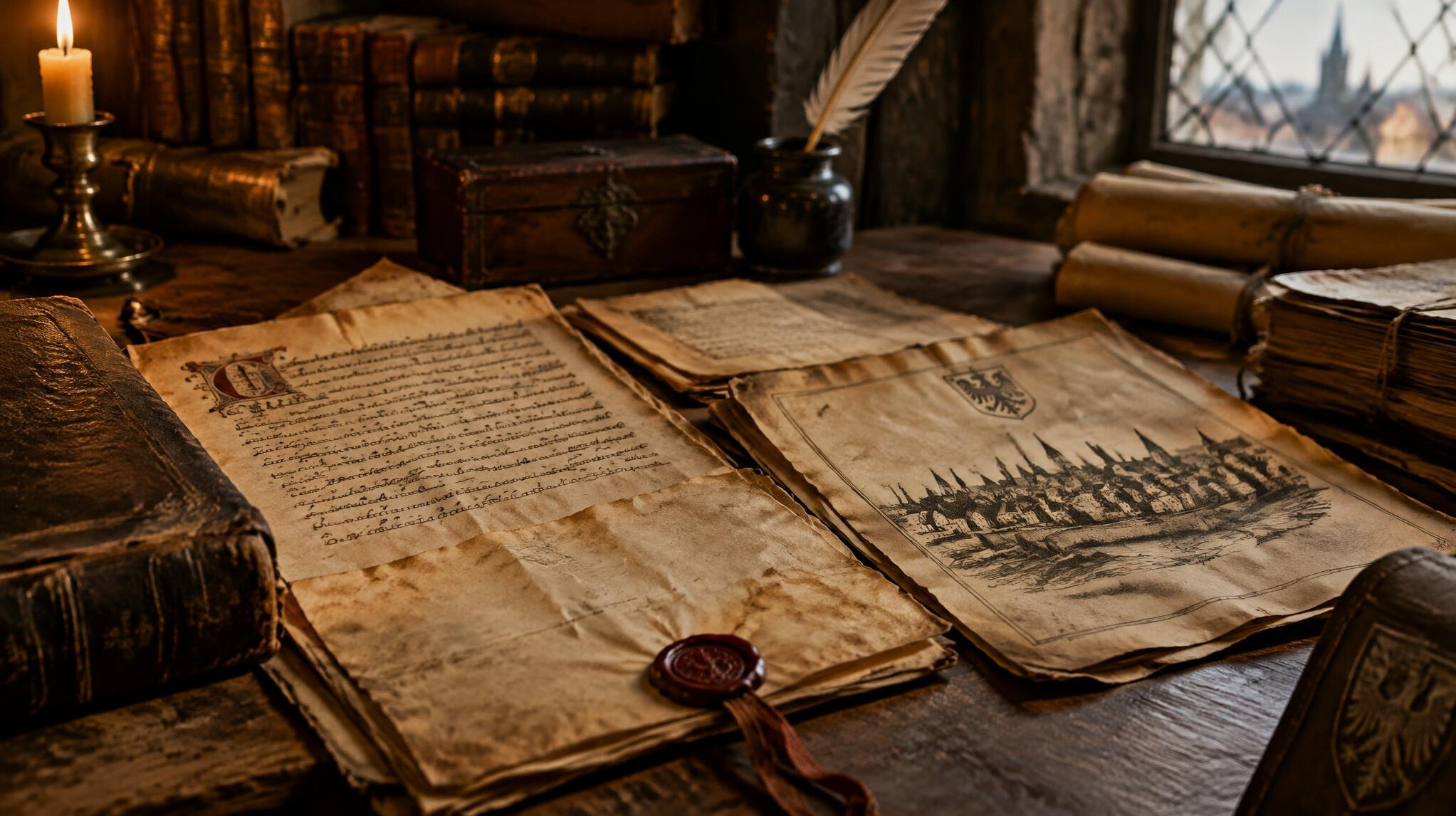 ancient letters and manuscripts